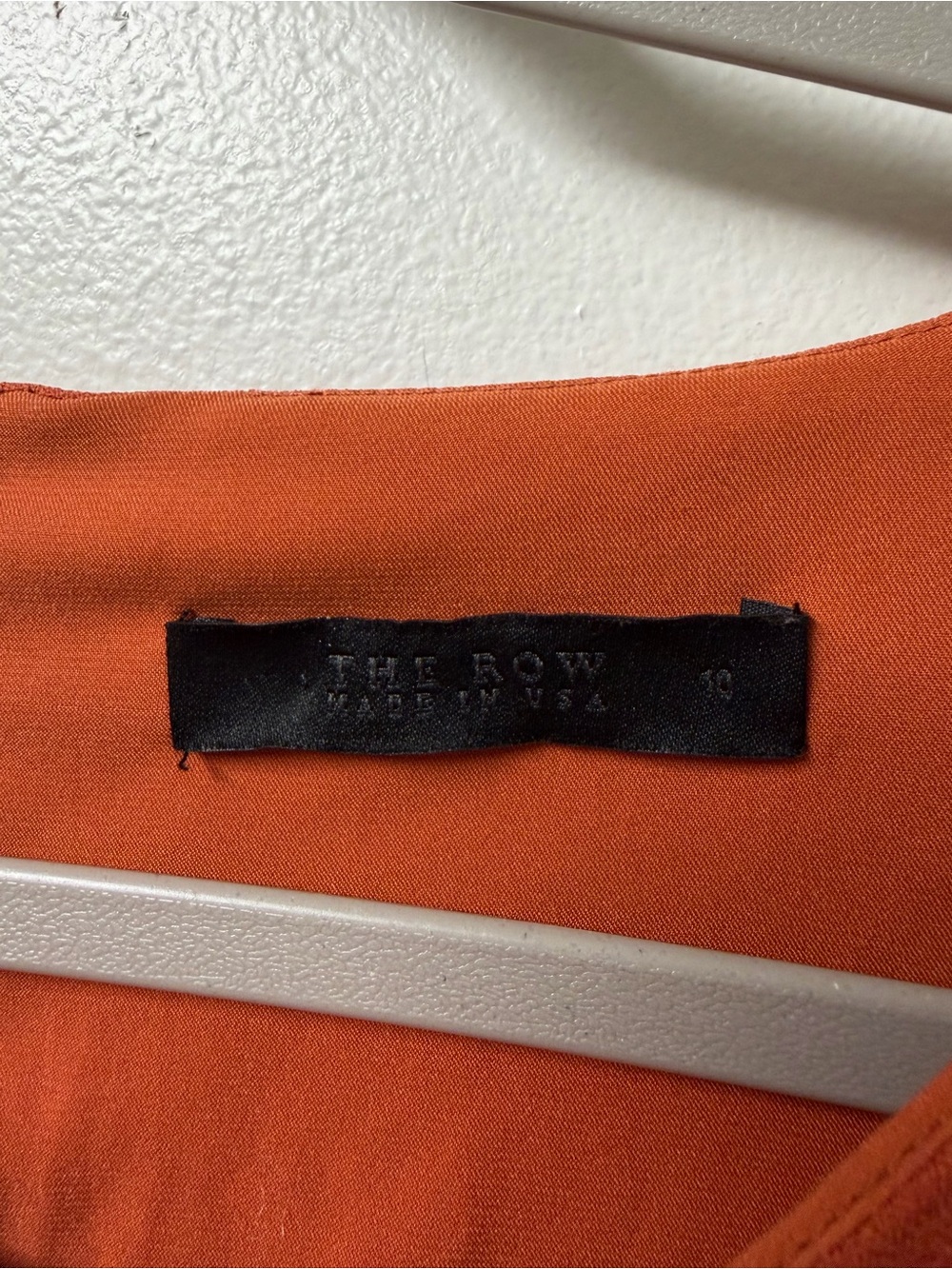 The Row Marina Mini Shift Dress Orange Size 10 - Picture 2 of 8
